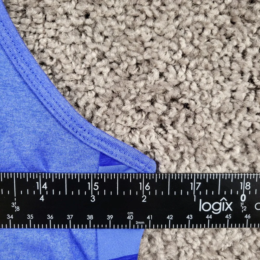 Nike Girls Dri-Fit Training Tank Top‎ Racerback Blue Black Size XL 890291-461